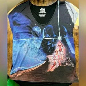 ROCK & REPUBLIC | Star Wars, epic collection womens t-shirt. Size: L.